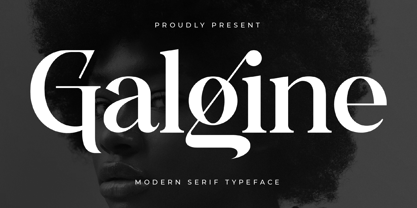 Galgine Font Poster 1