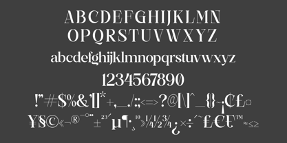 Galgine Font Poster 7