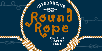 Round Rope Font Poster 1