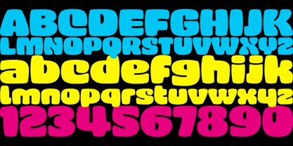 Clumpy Font Poster 3