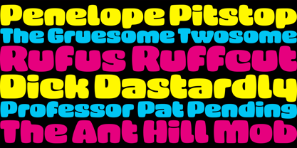 Clumpy Font Poster 9