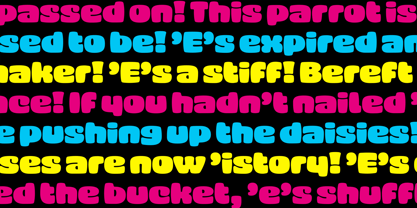 Clumpy Font Poster 11