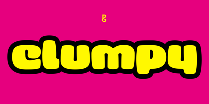 Clumpy Font Poster 1