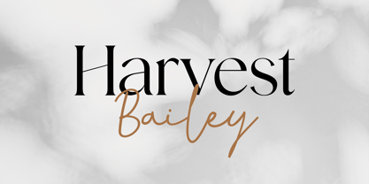 Harvest Bailey Font Poster 1