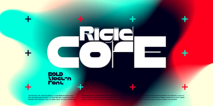 Rigid Core Font Poster 1