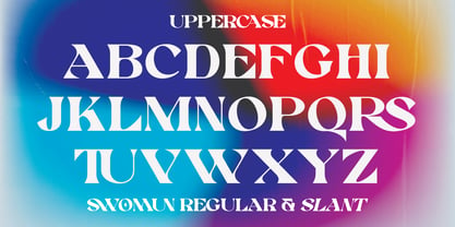 Swomun Serif Font Poster 9