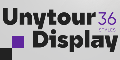 Unytour Display Font Poster 1