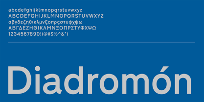 CF Diadromon Font Poster 1