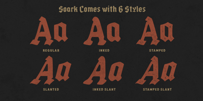 Soark Font Poster 2