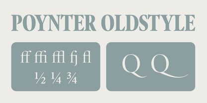 Poynter Old Style Font Poster 3
