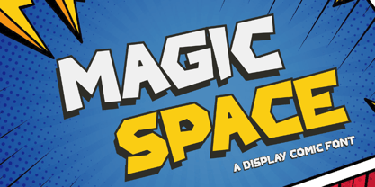 Magic Space Font Poster 1