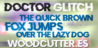 Doctor Glitch Font Poster 2