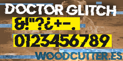 Doctor Glitch Font Poster 3