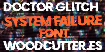 Doctor Glitch Font Poster 6