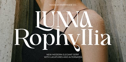 Lunna Rophyllia Font Poster 1