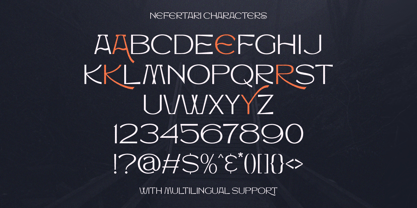 Nefertari Font Poster 9