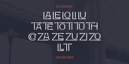 Nefertari Font Poster 7