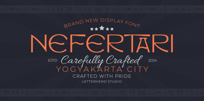 Nefertari Font Poster 1