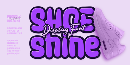 Shoeshine Font Poster 5