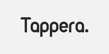 Tappera Font Poster 1