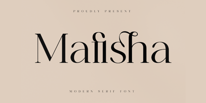 Mafisha Font Poster 1