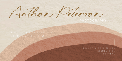 Heligthon Signature Font Poster 4