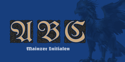 FDI Mainzer Initialen Font Poster 1