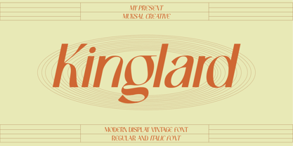 Kinglard Font Poster 1