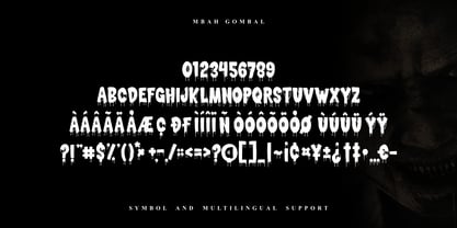 Mbah Gombal Font Poster 2