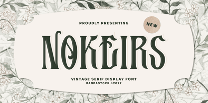 Nokeirs Font Poster 1