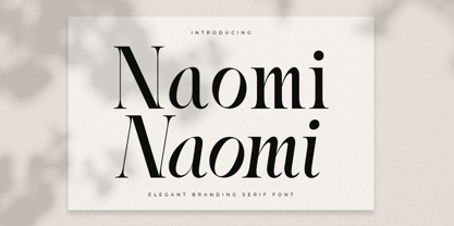 Naomi Style Font Poster 1