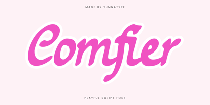 Comfier Font Poster 1