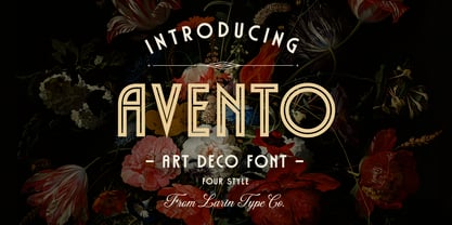 Avento Font Poster 1