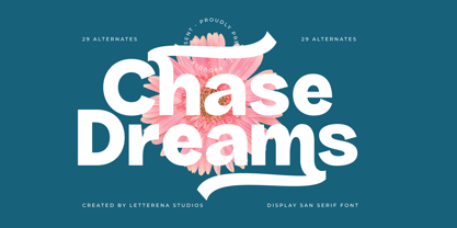 Chase Dreams Fuente Póster 1