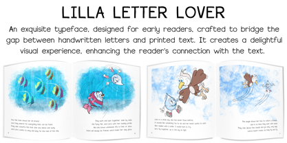 Lilla Letter Lover Font Poster 5