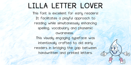 Lilla Letter Lover Font Poster 1
