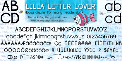 Lilla Letter Lover Font Poster 3