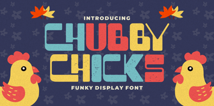 Chubby Chicks Font Poster 1