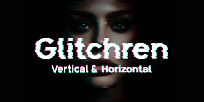 Glitchren Font Poster 1