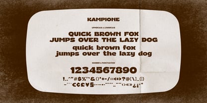 Kampione Font Poster 6