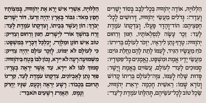 Hebrew Laila Std Font Poster 3