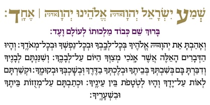 Hebrew Laila Std Font Poster 4