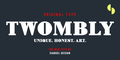 Twombly Font Poster 1