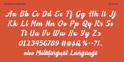 MN Atline Font Poster 13