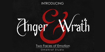 Anger & Wrath Font Poster 1