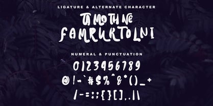 MC Tamoth Utamo Font Poster 3