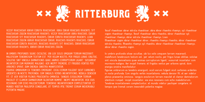 Ritterburg Font Poster 5