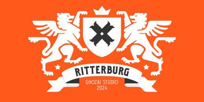 Ritterburg Font Poster 6