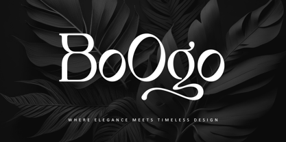 Boogo Font Poster 1