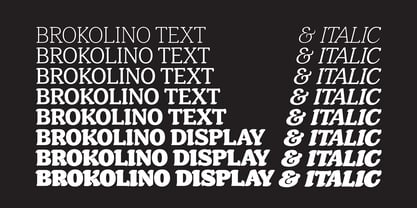 Brokolino Text Font Poster 9